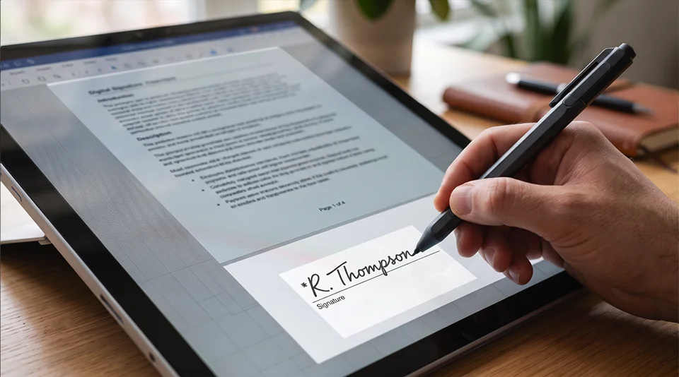 Is a Drawn Signature on a PDF Legally Binding?